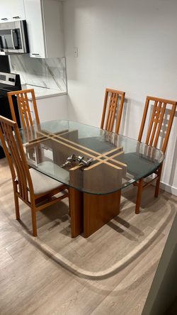 Dining table top glass