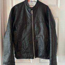 Allstate Leather Jacket Size 44