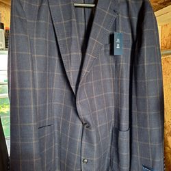 Men SUIT Blazer New With Tag 52L 