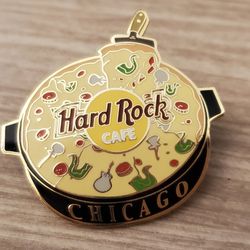 Hard Rock Cafe Chicago Deep Dish Pizza Pin 