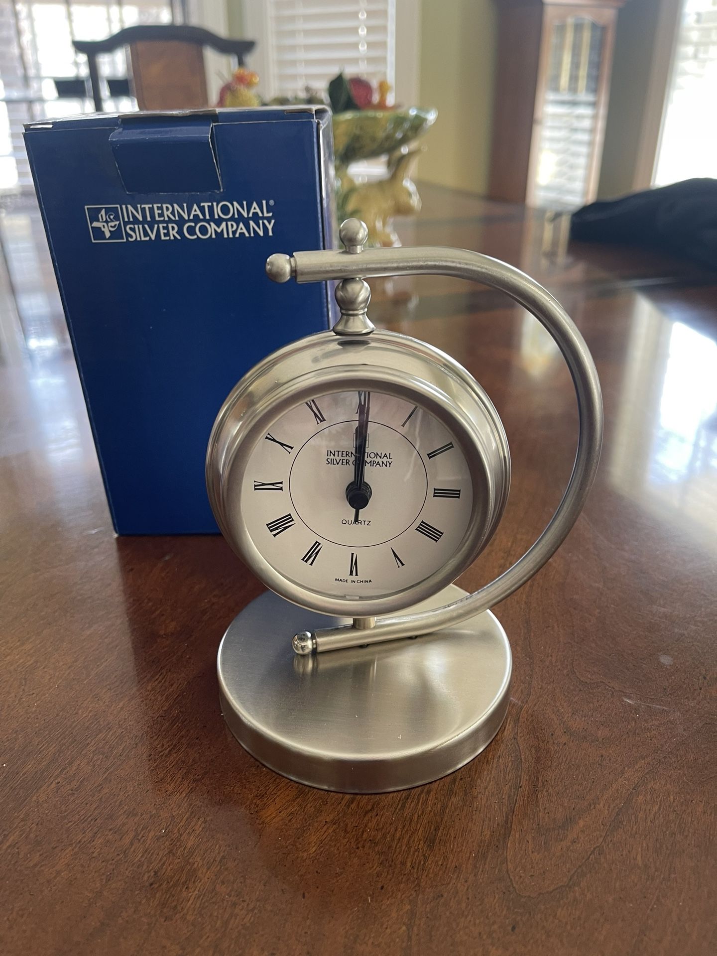 International Silver clock