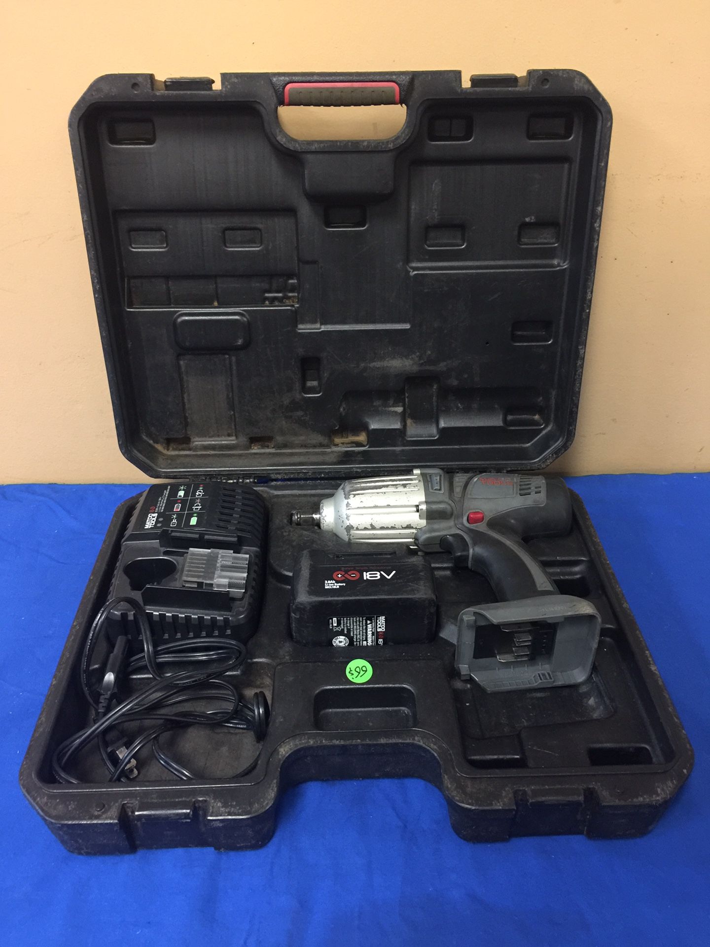 Matco Tools 18V 1/2” Drive Impact Wrench | **AS IS** (Model: MCL18IWS)