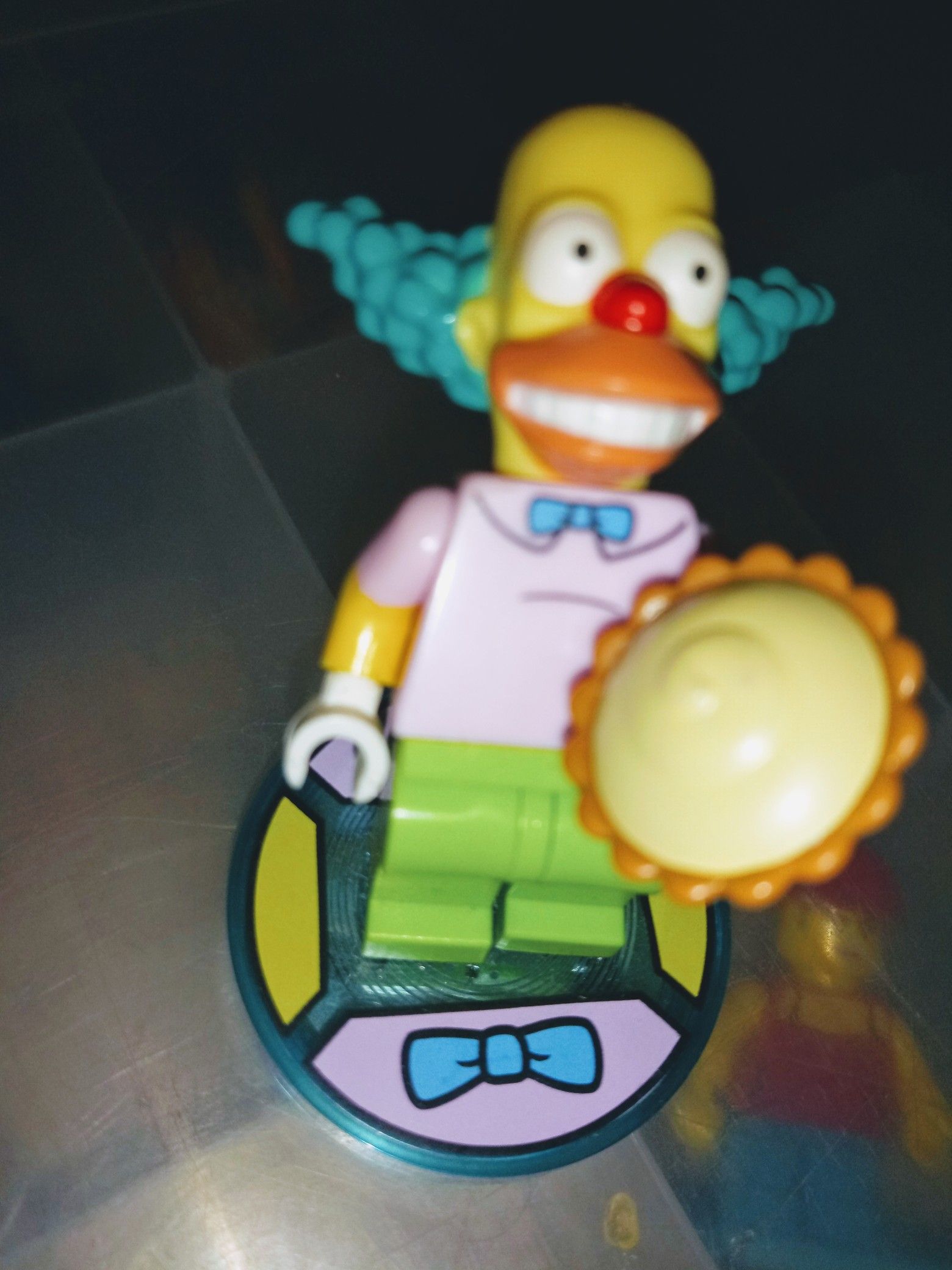 SIMPSON CRUSTYCTHE LEGO CLOWN MINIFIGURE