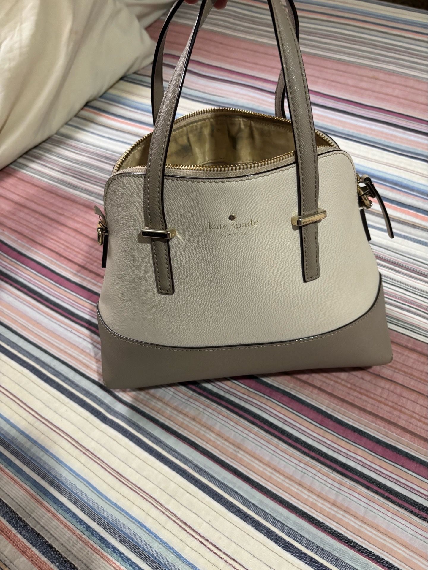 Kate spade and a Italian leather Vince commuting