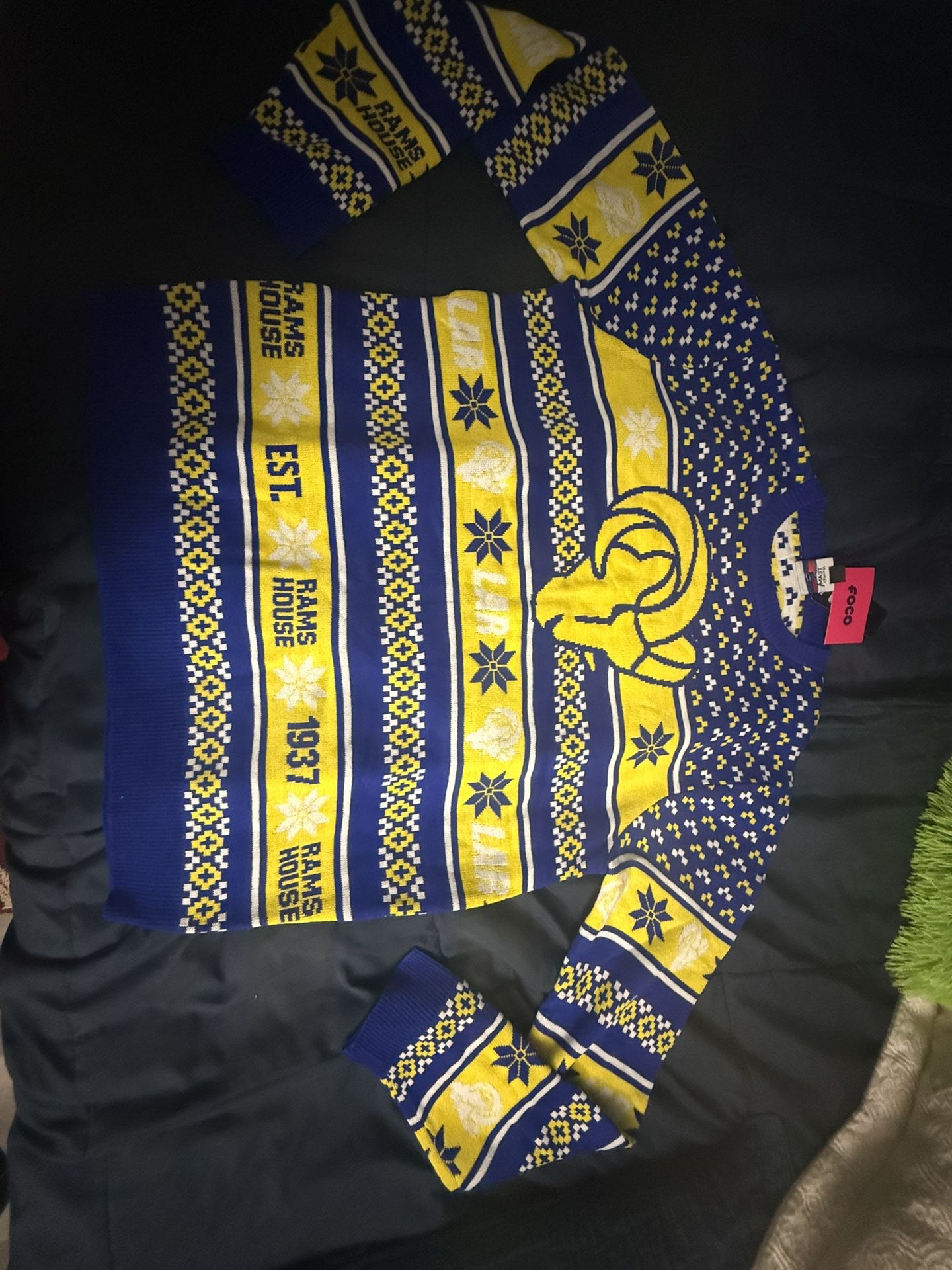 LA Rams Xmas Ugly Sweater