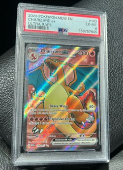 PSA 6 Pokemon card Charizard Ex ultra rare