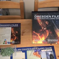 Dresden Files Cooperative Card Game | Out of Print | Complete Set | Great Condition