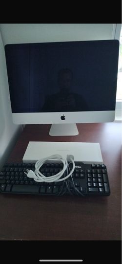 Mac desk + dell keyboard + apple keyboard