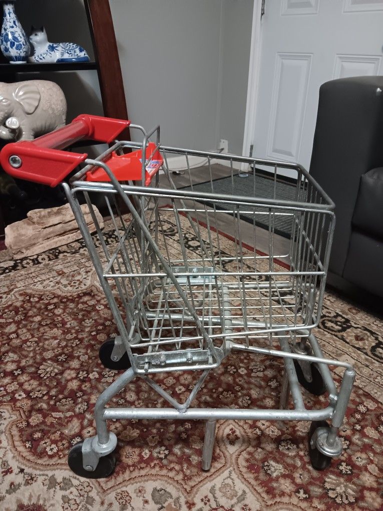 Melissa & Doug Childs Grocery Shopping Cart- Metal