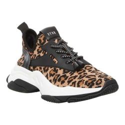 Steve Madden Leopard Stretch Wedge Chunky Cheetah Tennis Shoes Sneakers
