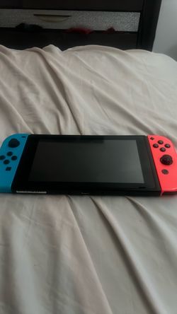 Nintendo Switch with Neon Joy-Cons