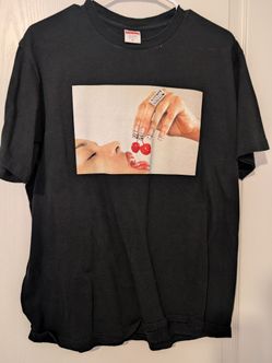 Supreme Cherry Graphic Tee Black Size M