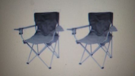 Ozark Trail Tailgate Quad Folding Camp Chair Set - 2 Pack