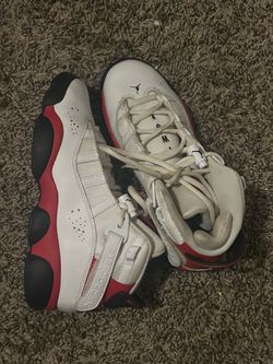 Air Jordan Low-Top Sneakers White Red Black