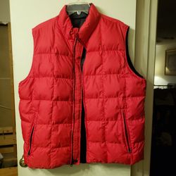 men's Land'sEnd reversible vest