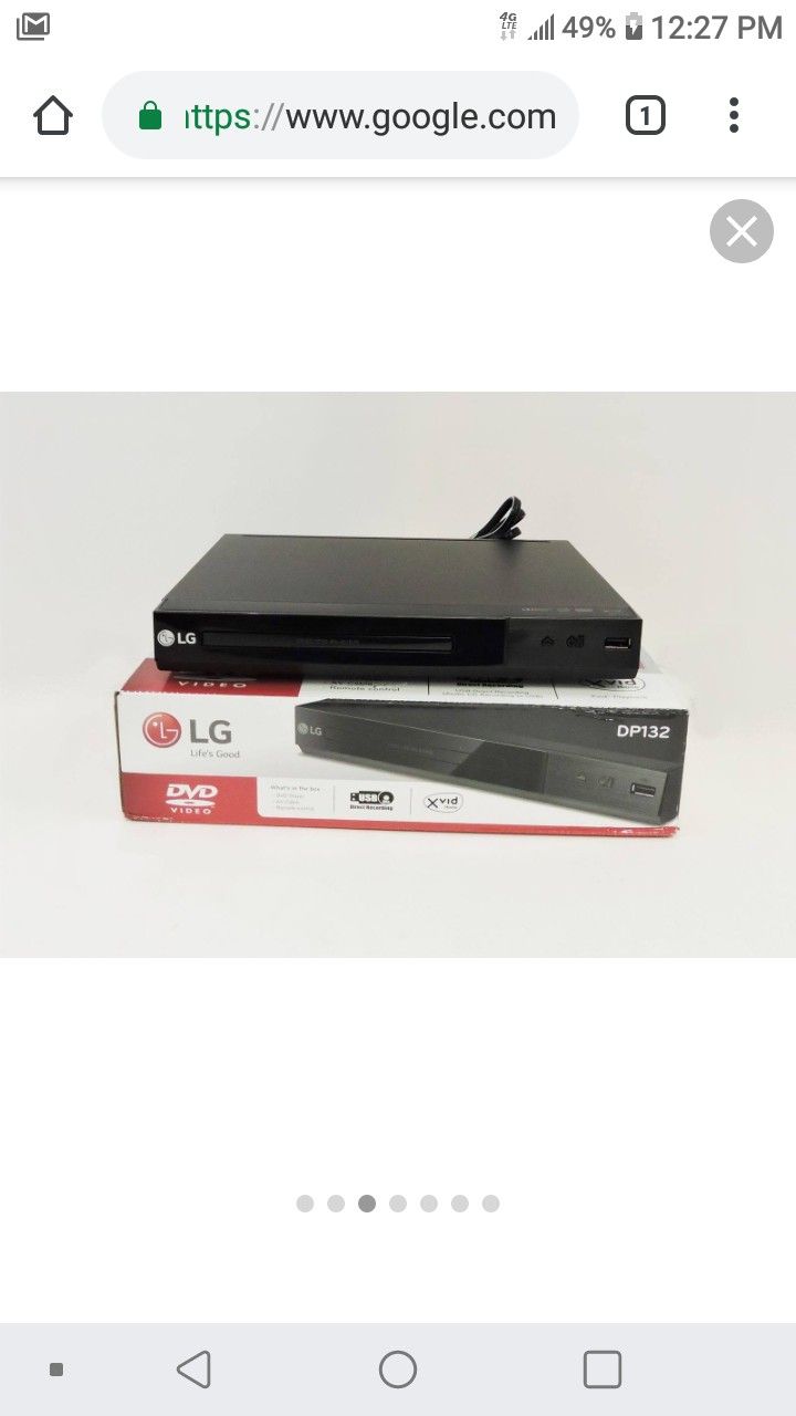 LG DP132 Dvd player