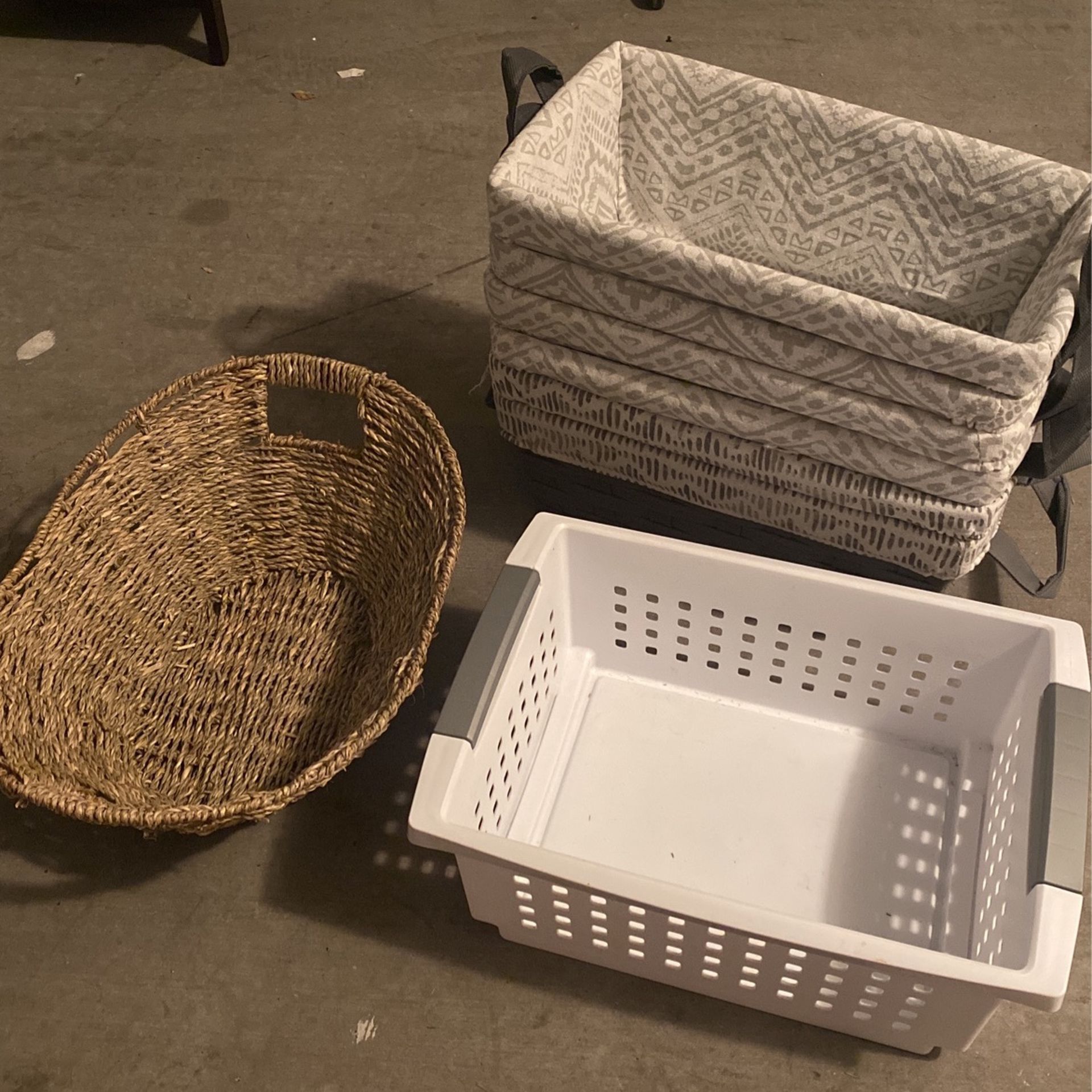 Storage Baskets/containers