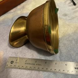 Vintage Copper Pot Pitcher With Handle
