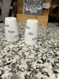 Salt and pepper shakers