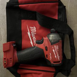 Milwaukee M18 Fuel Brushless Surge Hex Impact Driver And Contractor Bag