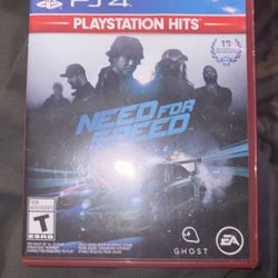 Need For Speed Ps4 Game