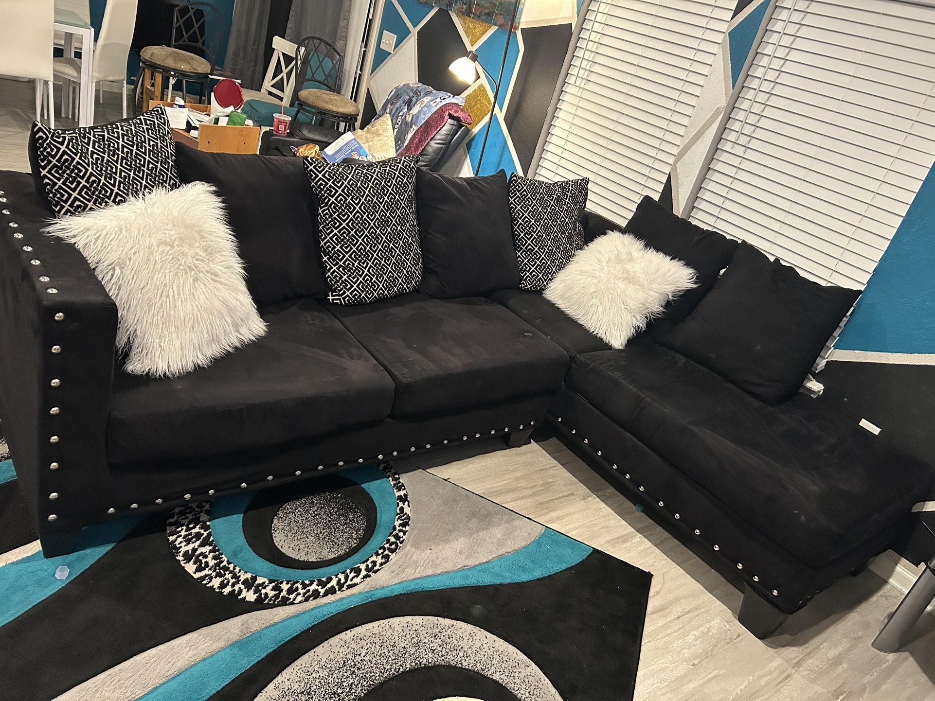 Black Sectional Sofa
