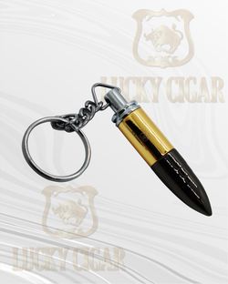 Lucky Bullet Cigar Punch – Metal Keychain Cigar Punch