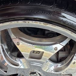 20" Chrome Rims With Tires