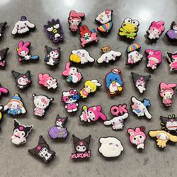 50 PCS Hello Kitty and Friends / Sanrio / HK - Crocs Charms, Jibbitz