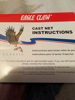 7 foot throw net (new)