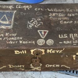 WW2 Army Trunk 