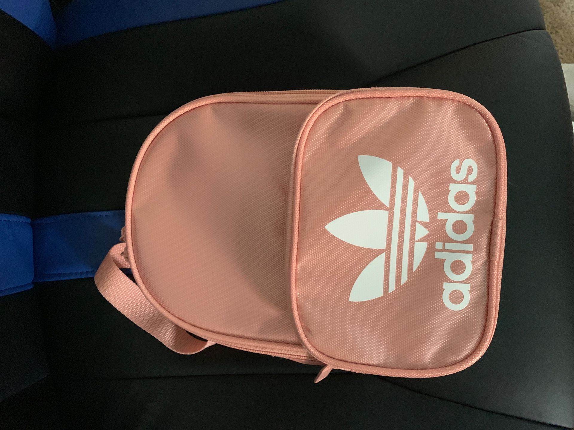 Small pink adidas backpack
