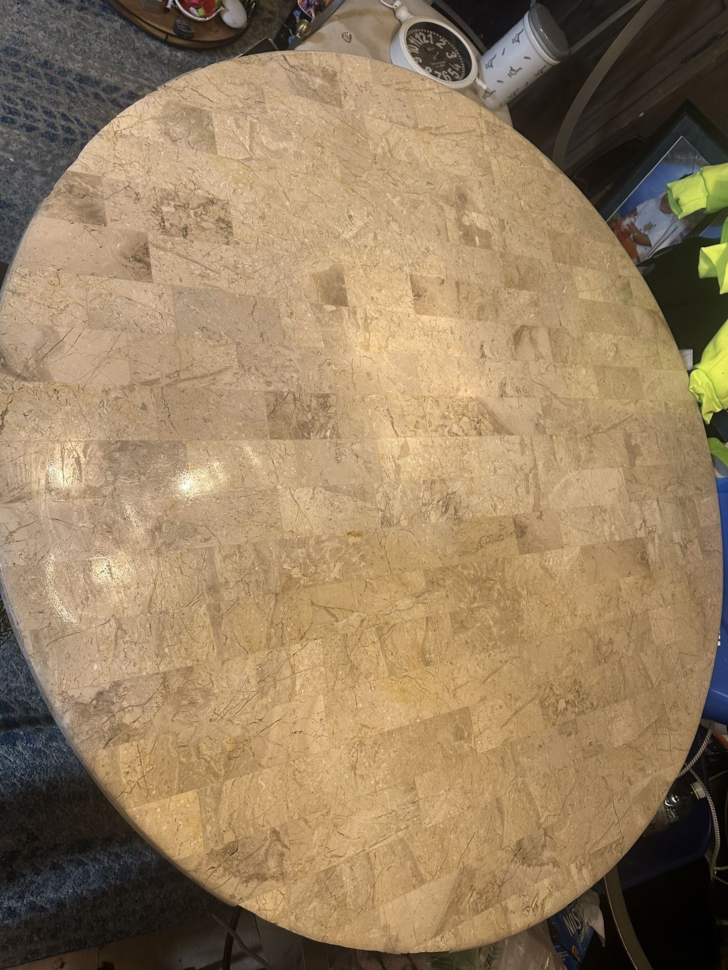 Solid Marble Circular Dining Table