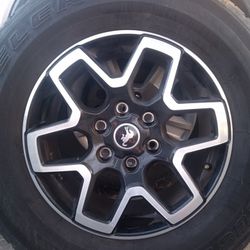 2022 OEM 16" 6x139 Ford Bronco Wheels And Tires 