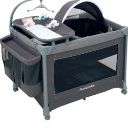 open box 4-in-1 baby nursery center