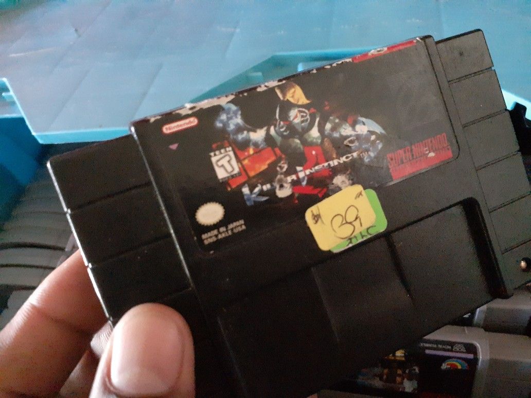 Super Nintendo games...
