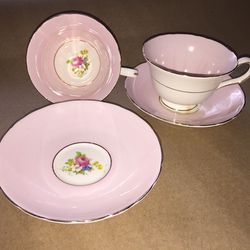 Rosina English Bone China Teacups And Saucers