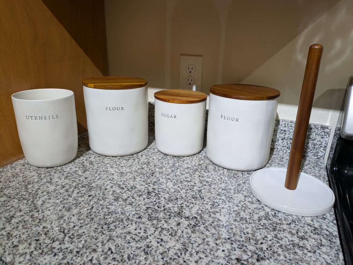 Beautiful Stoneware Canister Collection