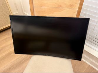 Curved Samsung monitor