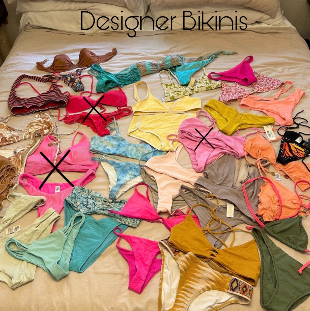 Luli Fama, Frankie’s, L Space, Vit A Swimsuit Lot