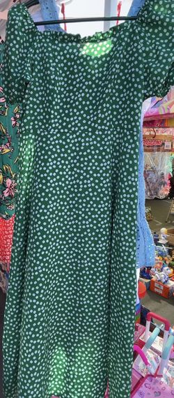 green sundress 