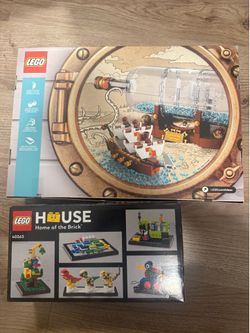LEGO Ideas 21313 Ship in a Bottle (Free LEGO House Exclusive 40563 with purchase