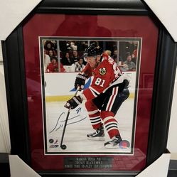 Marian Hossa Chicago Blackhawks Signed Photo 