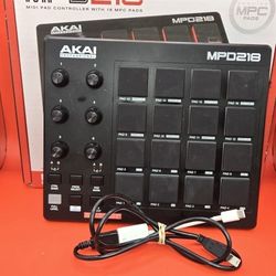 AKAI PROFESSIONAL MPD218 MIDI PAD CONTROLLER 