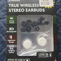 New Wireless Earbuds & Charging Cords 