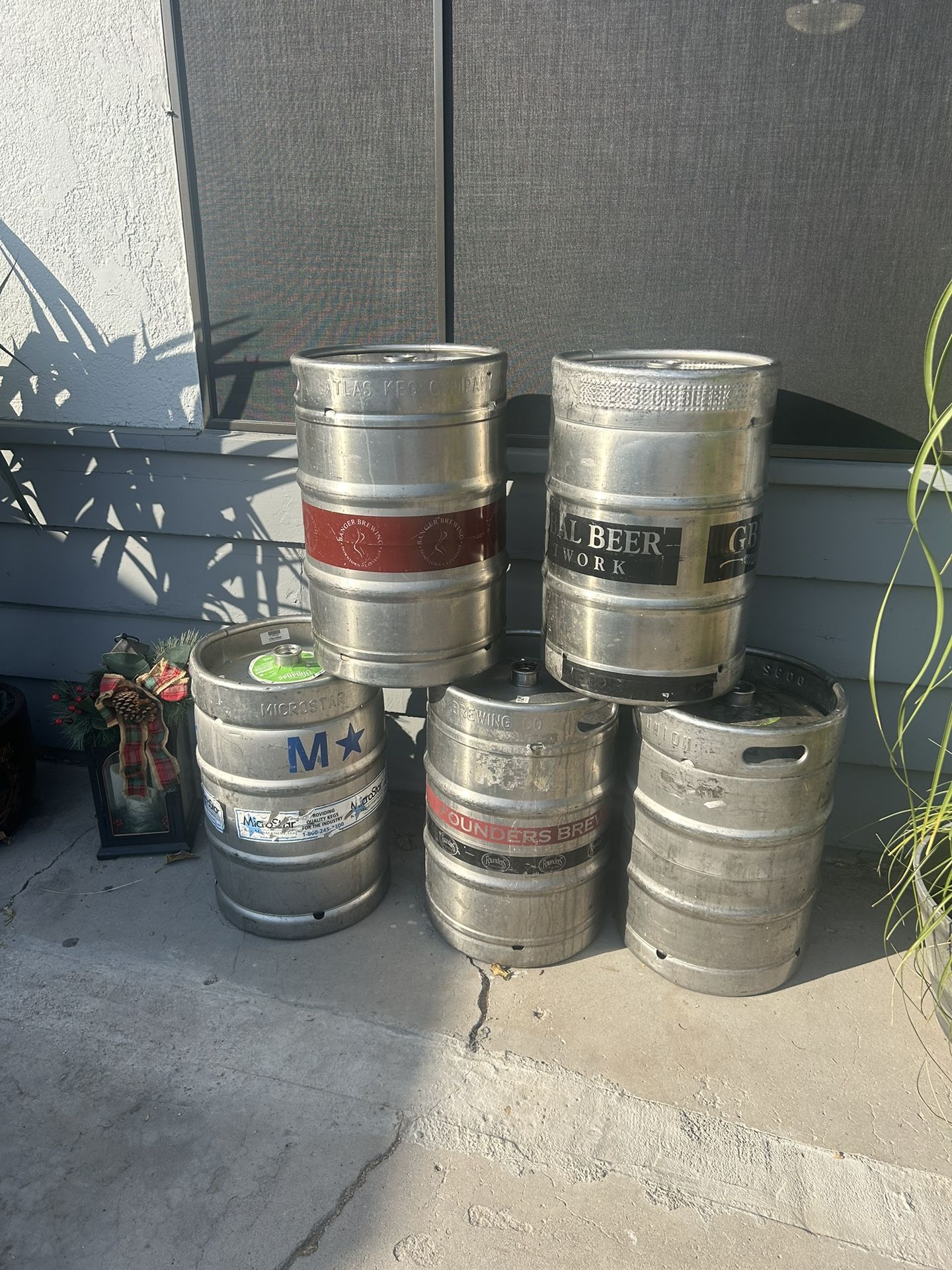3 Beer Kegs