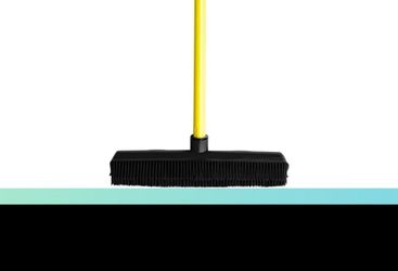 Rubber Broom with Squeegee - New