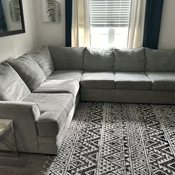 2 Piece Gray Sectional Couch (Yes It’s Available)