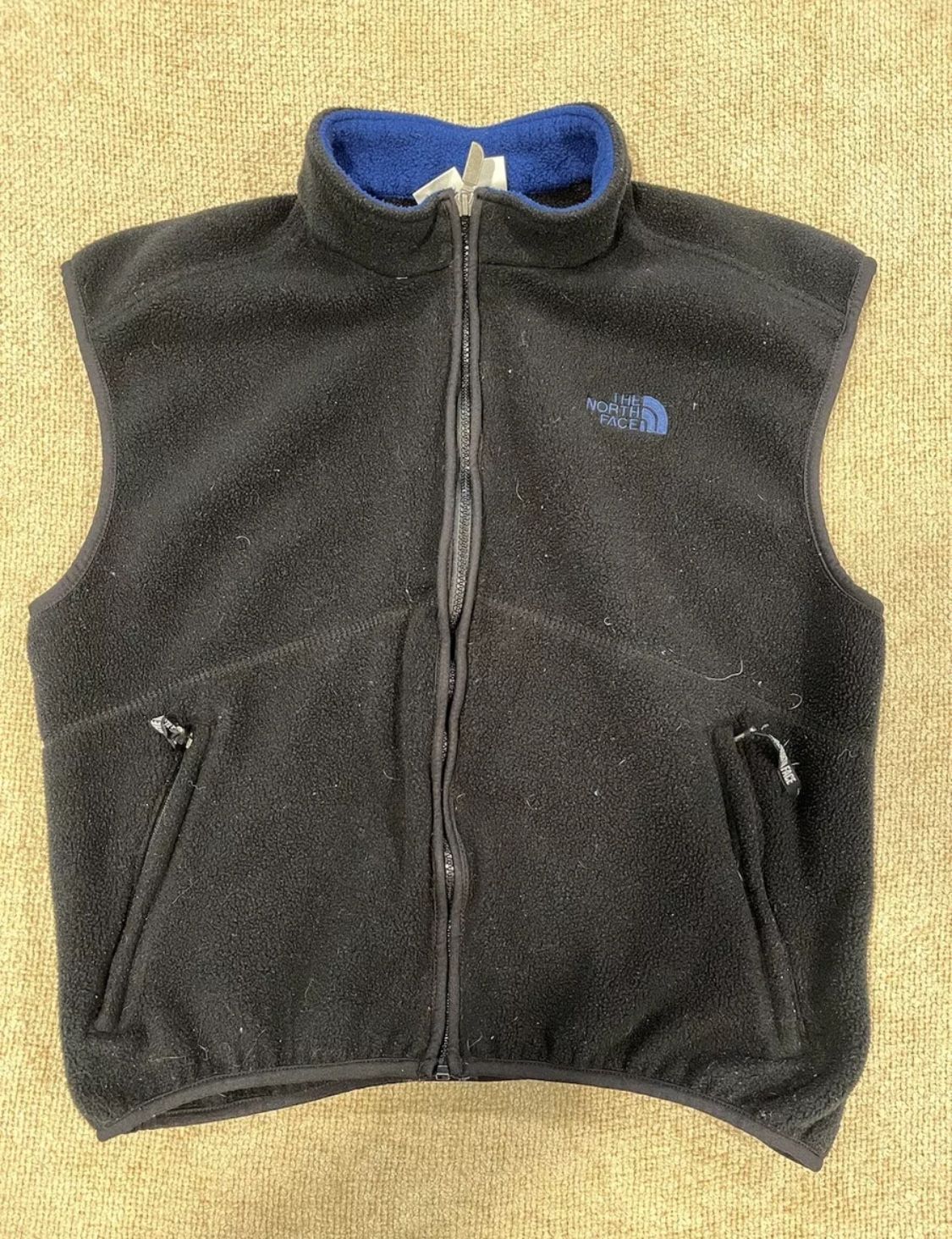 Vintage 90s Y2K North Face Mens Fleece Vest Jacket Full Zip Coat XL Spring