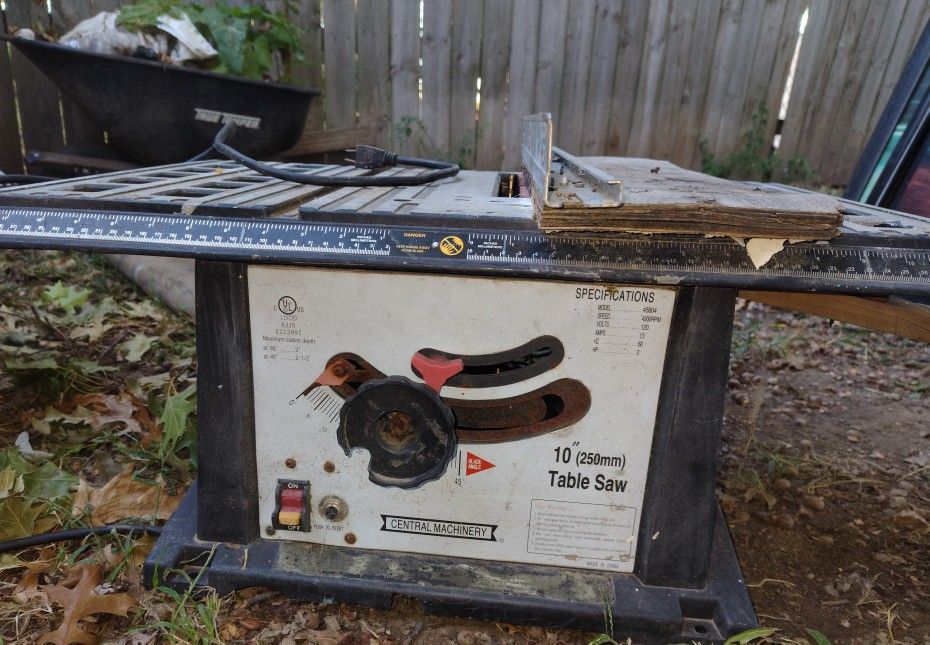 10 Inch Table Saw